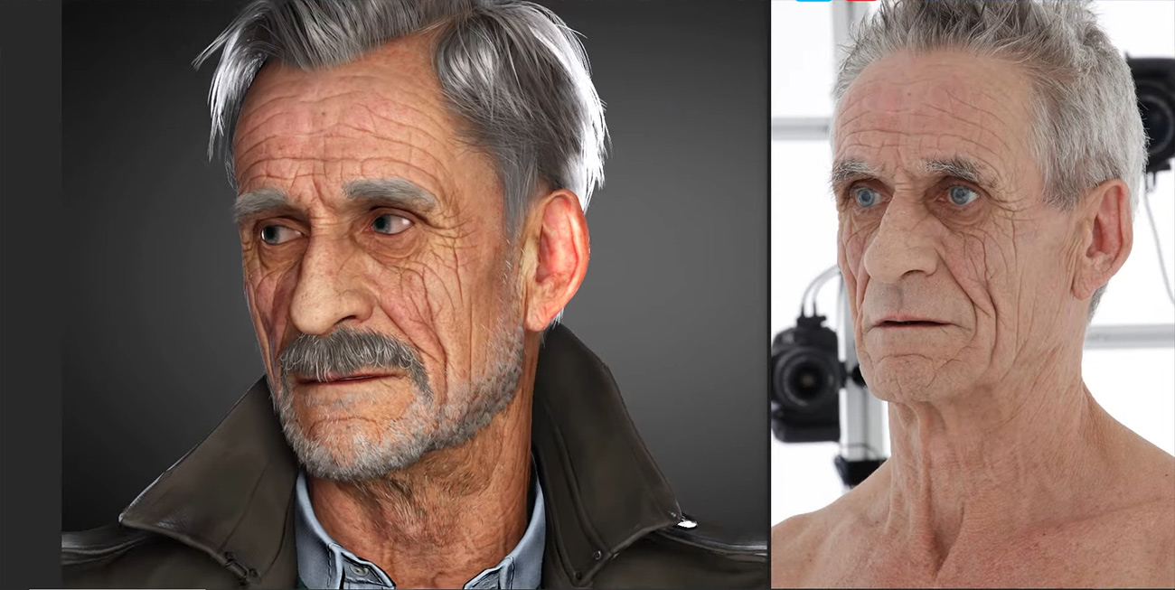 Head shot 2 3d scan convert